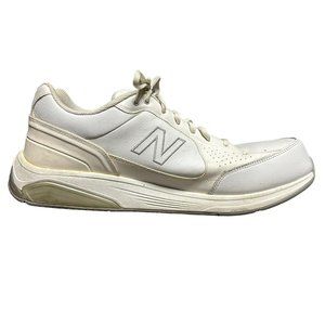 New Balance 928 White Leather Walking Sneaker Shoe Men 16 2E Casual Wide MW928WT